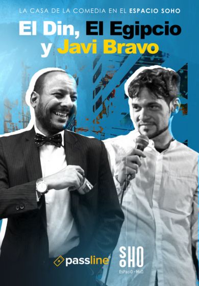 Tarde de comedia. Eldin, El Egipcio y Javi Bravo