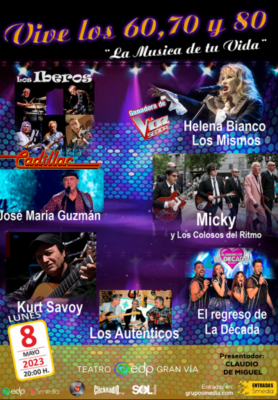 Vive los 60, 70 y 80