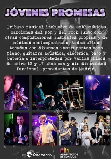 Jóvenes Promesas: tributo Pop y Rock
