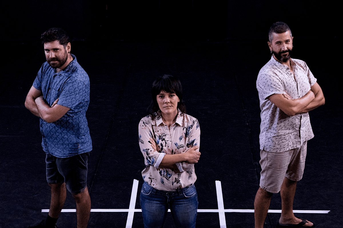 Alberto Salas, Rocío Navarro y Álvaro Moreno fundaron la sala de teatro alternativo Nave 73