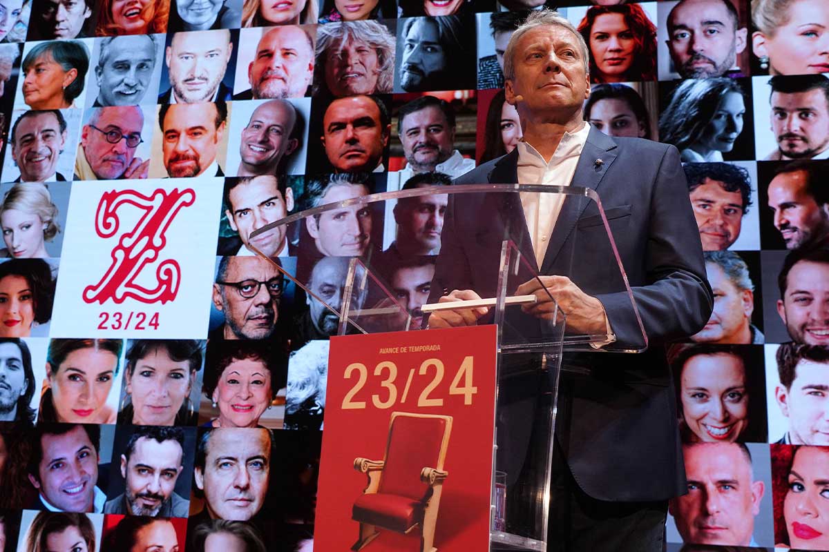 presentación de la nueva temporada 2023-2024 de daniel bianco en el teatro de la zarzuela 
