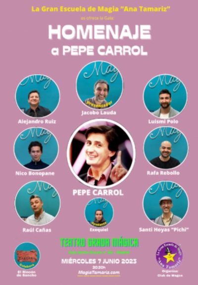 Homenaje a Pepe Carrol