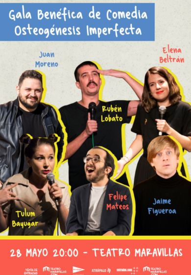 Gala Benéfica de comedia Osteogénesis Imperfecta