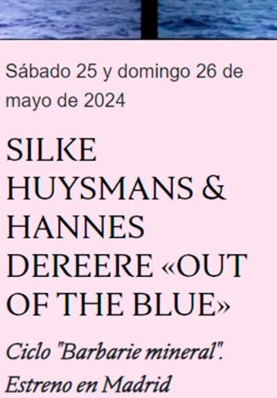 Out of the blue → Teatro Condeduque