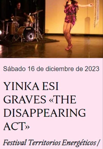 The disappearing act → Teatro Condeduque