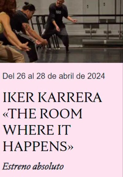 The Room Where It Happens → Teatro Contemporánea Condeduque