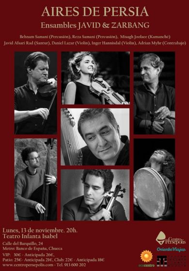 Ensambles JAVID & ZARBANG: Aires de Persia