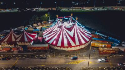 Carpa de circo en Ensanche de Vallecas