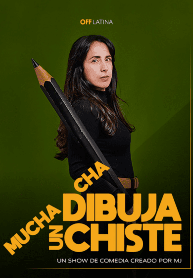 Muchacha, dibuja un chiste