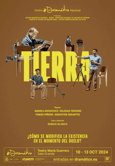 Tierra - Sergio Blanco → Teatro María Guerrero (Centro Dramático Nacional)