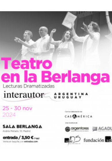 Teatro en la Berlanga: Interautor Teatro → Sala Berlanga