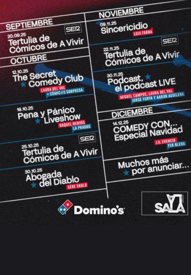 Actuaciones en La Sala Comedias by Domino´s