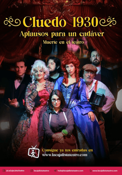 Cluedo 1930: Aplausos para un cadáver. Muerte en el teatro