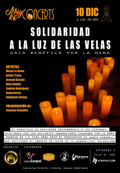 Solidaridad a la luz de las velas