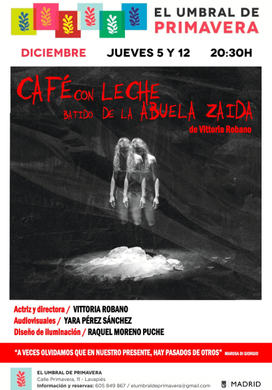 Café con leche batido de la abuela Zaida → El Umbral De Primavera
