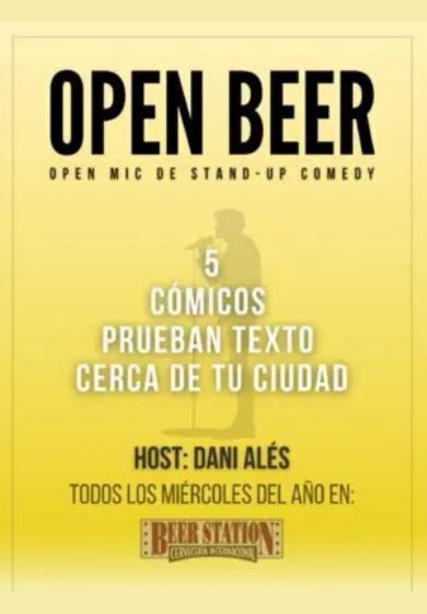 Open Beer - Open Mic de Stand Up Comedy