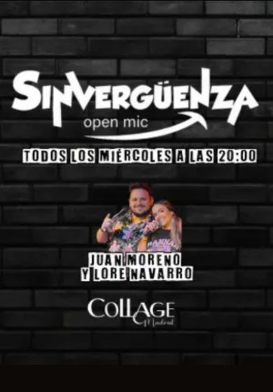 Sinvergüenza Open Mic → Collage Burlesque