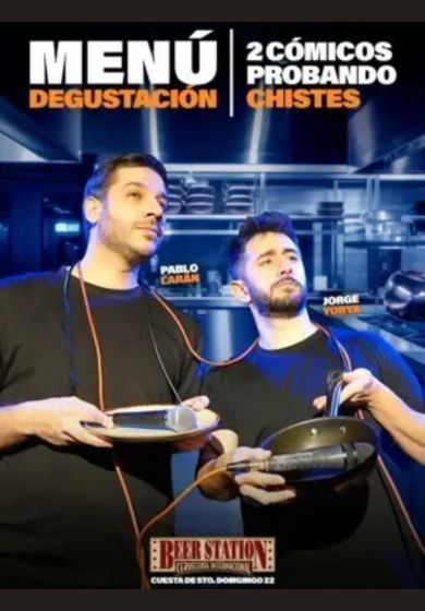 Menú Degustación: dos cómicos probando chistes