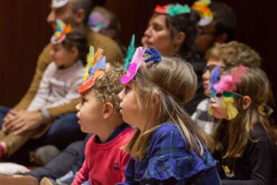 Imagen del público infantil en el ciclo Clásicos Divertidos