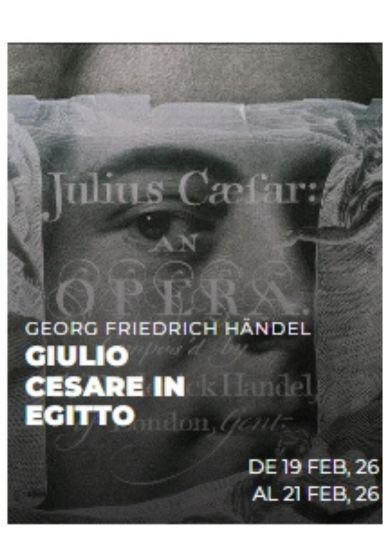 Giulio Cesare in Egitto → Teatro Real