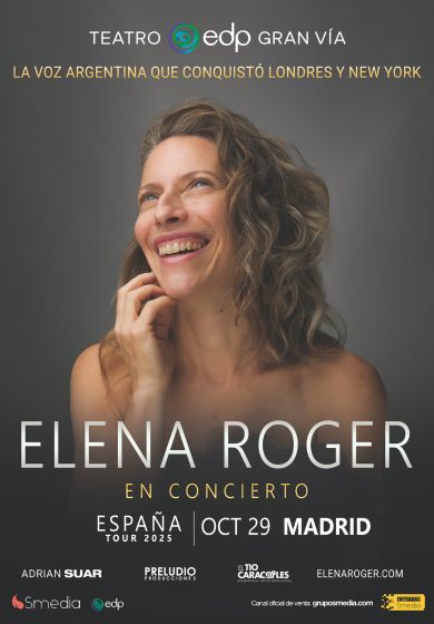Elena Roger en concierto → Teatro Gran Vía