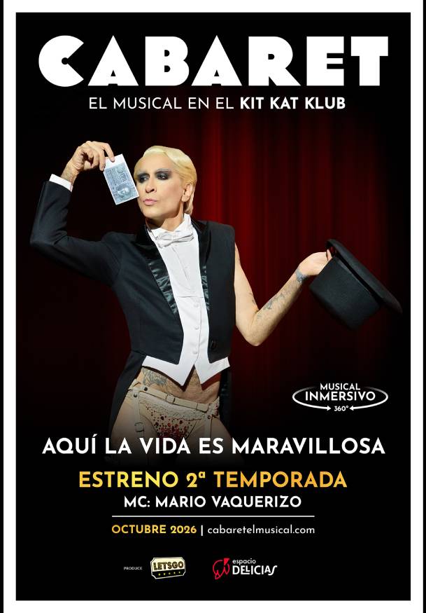 Cabaret, el musical en el Kit Kat Club → Espacio Ibercaja Delicias