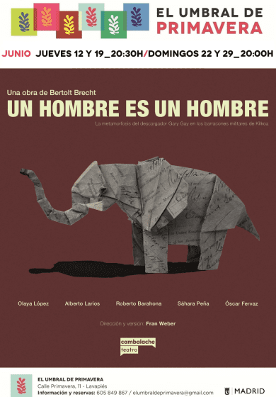 Un hombre es un hombre → El Umbral De Primavera