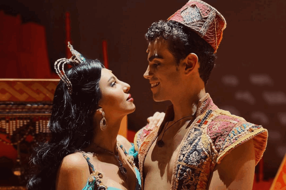 José Guélez en 'Aladdin, el musical'