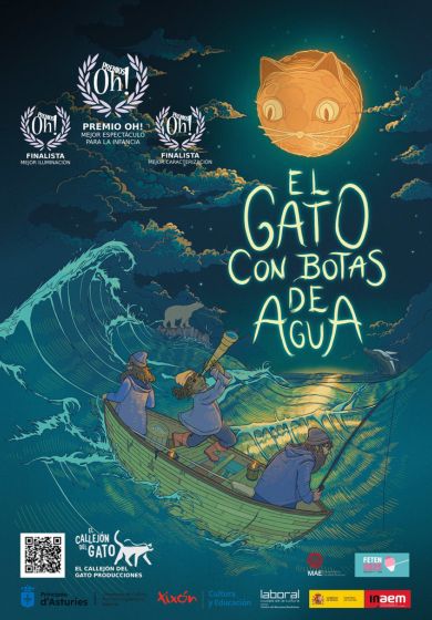 El gato con botas de agua