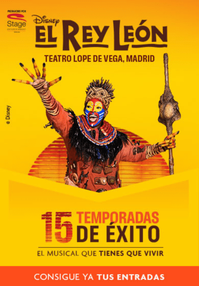 El Rey León → Teatro Lope de Vega