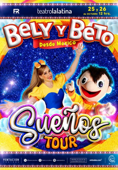 Sueños Tour de Bely y Beto → Teatro La Latina