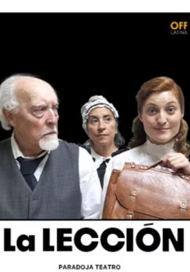 La lección - Paradoja Teatro