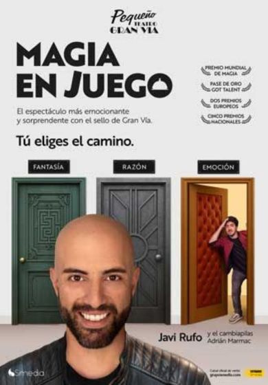 Javi Rufo: Magia en juego → Pequeño Teatro Gran Vía