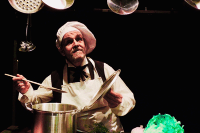 Imagen de Rossini en la cocina de La Tartana Teatro