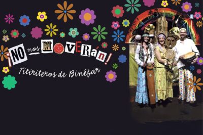 Cartel de No nos moverán de Titiriteros de Binéfar