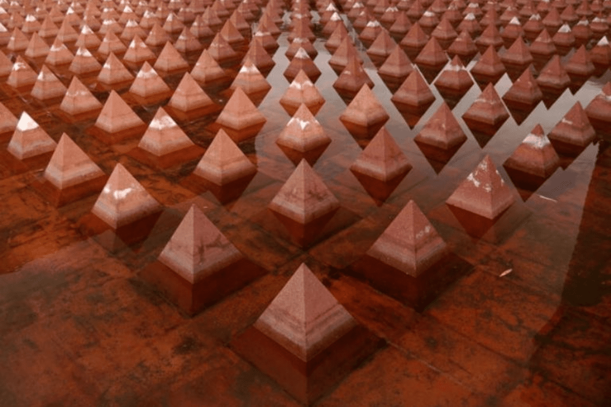 'País de volcanes', de Vicente Rojo