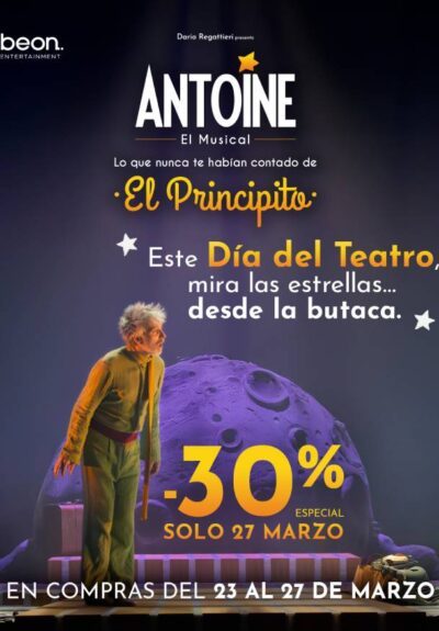 Antoine, el musical. La increíble vida del autor de El Principito → Teatro Calderón