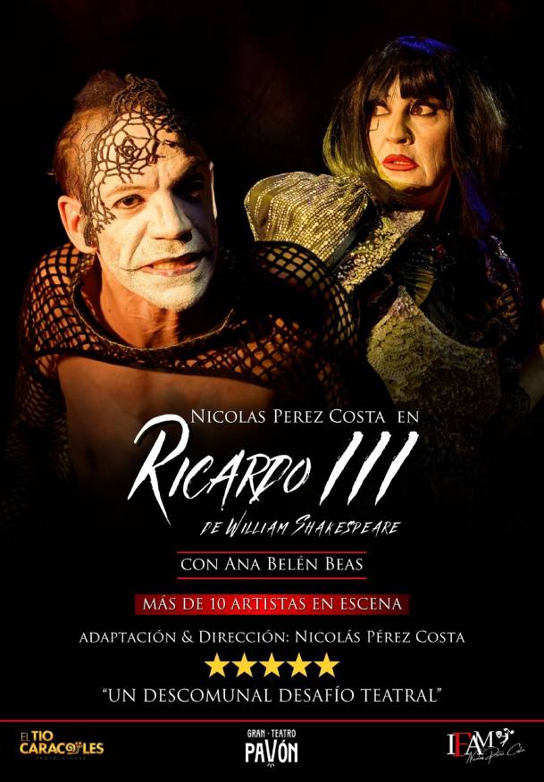 Ricardo III, una experiencia Shakespeare → Gran Teatro Pavón