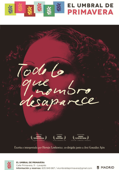 Todo lo que nombro desaparece