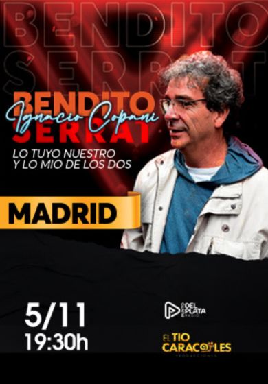 Ignacio Copani presenta Bendito Serrat