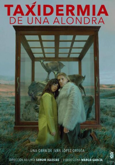 Taxidermia de una alondra