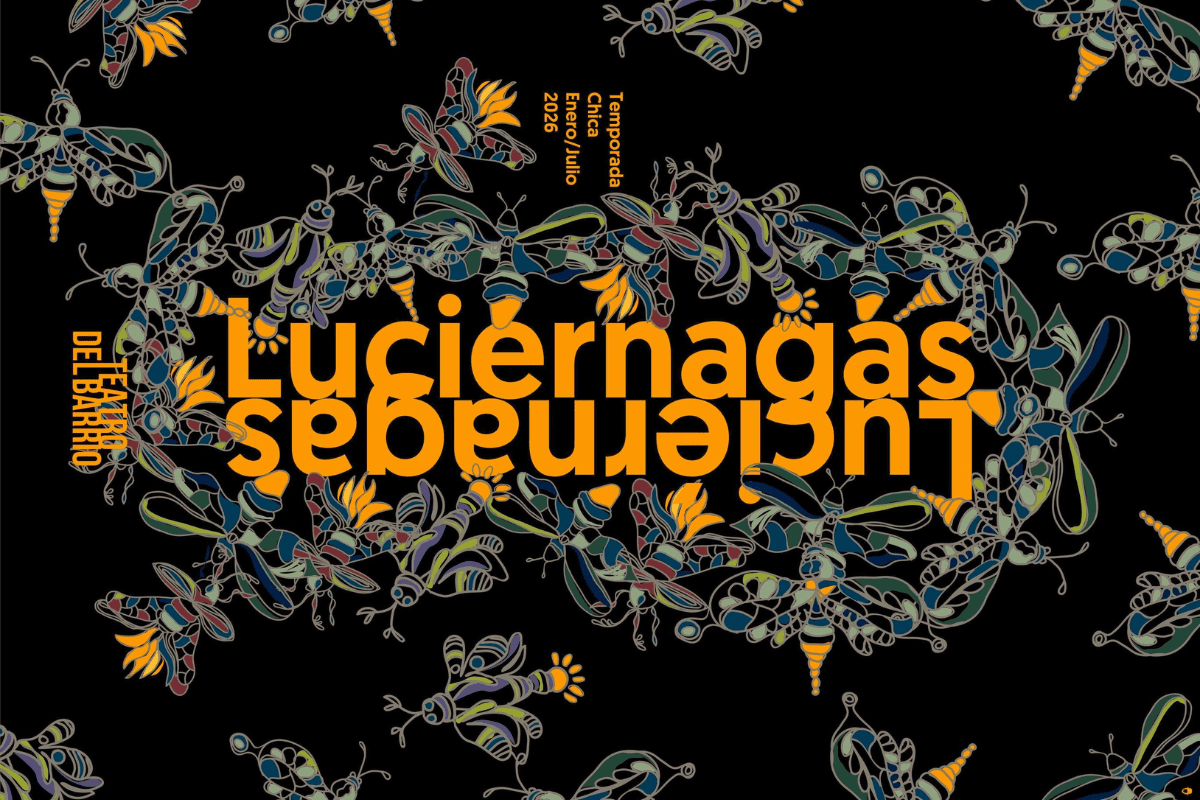 Imagen del cartel para presentar la Temporada Chica, con el lema 'Luciérnagas'. Diseño: Jacobo Gavira