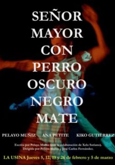 Sr. mayor con perro oscuro negro mate → La Usina