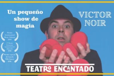 Cartel de un Pequeño show de magia