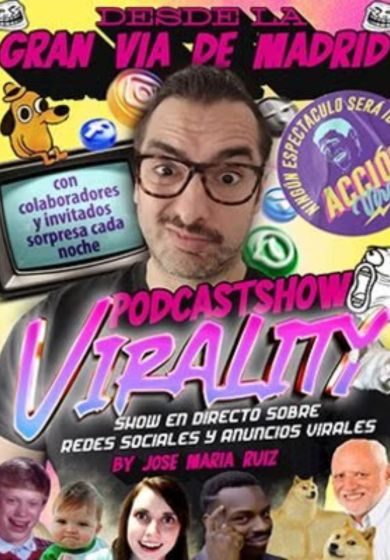 Virality: Grabación de podcast sobre redes sociales y anuncios virales