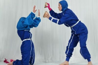 Imagen de escena de DOS de Pio Teatro.