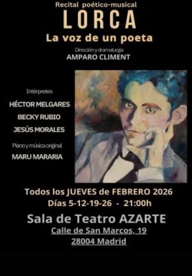 Lorca. La voz de un poeta → Sala AZarte