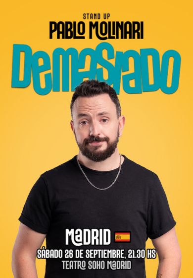 Demasiado - Pablo Molinari → Teatro Soho Club