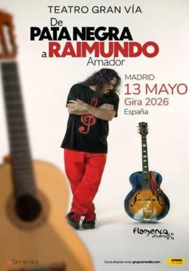 Raimundo Amador – Gira 2026 → Teatro Gran Vía