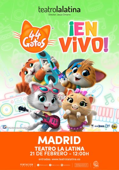 44 Gatos – ¡En vivo! → Teatro La Latina